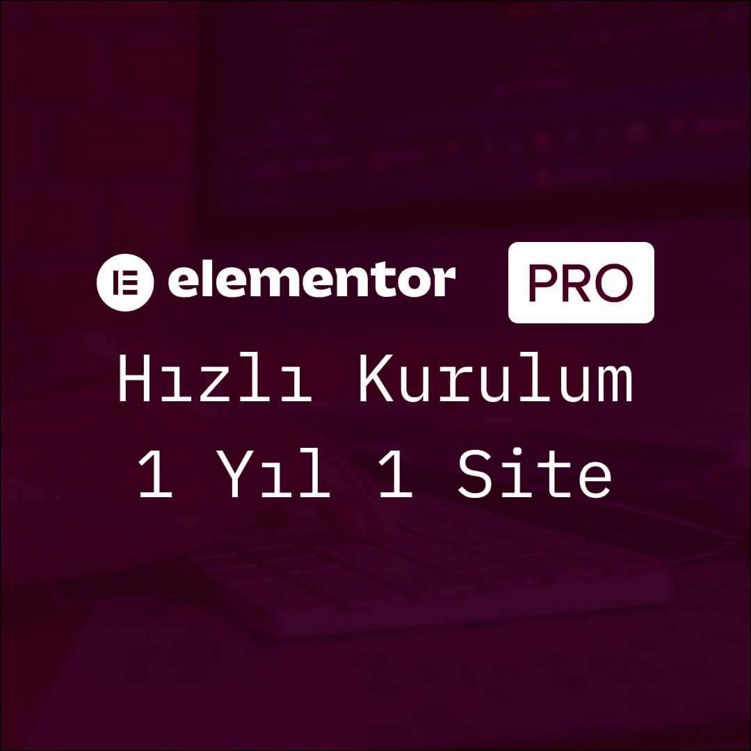 Elementor Pro Lisansı - WordPress Site Eklentisi